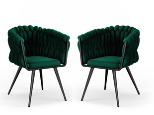 2 tuolisetti Cosmopolitan Design Shirley, vihreä hinta ja tiedot | Cosmopolitan Design Keittiön kalusteet | hobbyhall.fi