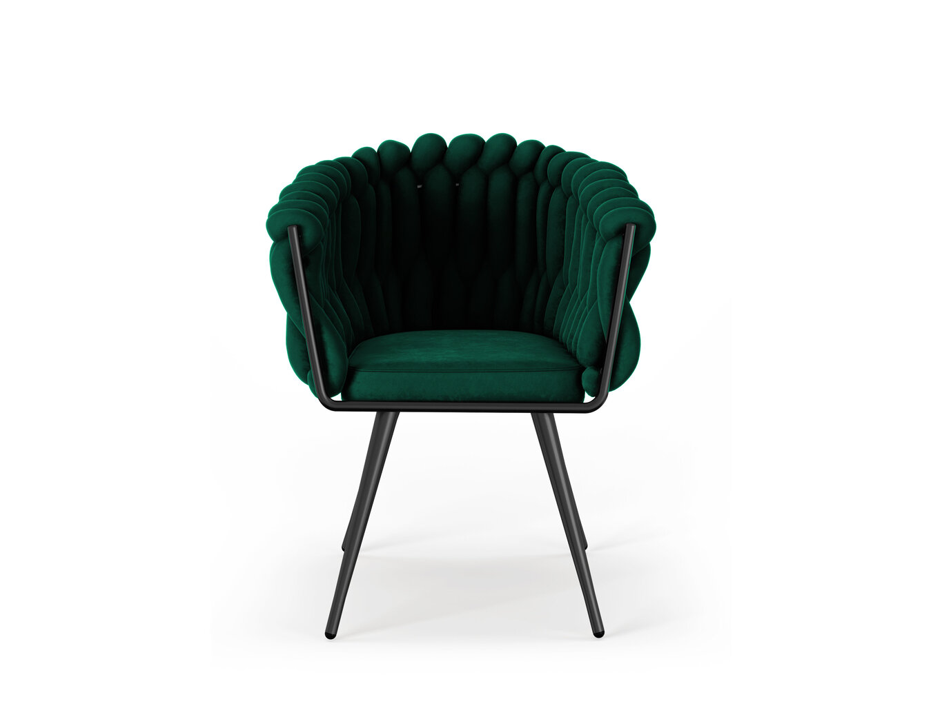 2 tuolisetti Cosmopolitan Design Shirley, vihreä hinta ja tiedot | Ruokapöydän tuolit | hobbyhall.fi
