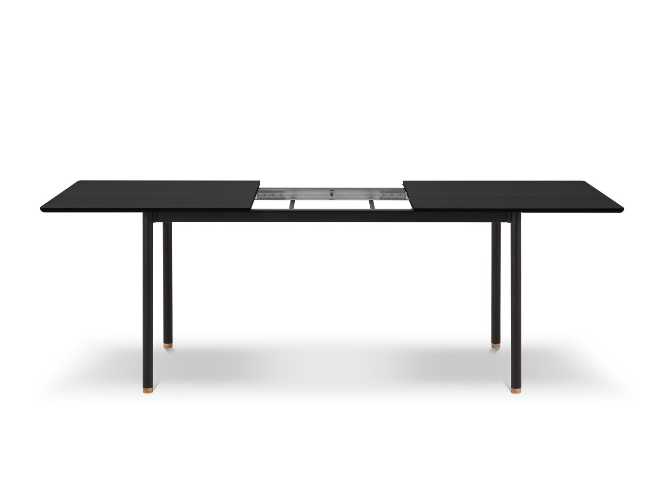 Jatkettava pöytä Interieurs86 Louis 160x90 cm, musta hinta ja tiedot | Ruokapöydät | hobbyhall.fi