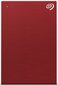 Ulkoinen kovalevy SEAGATE One Touch STKB1000403 1TB USB 3.0 Colour Red STKB1000403 hinta ja tiedot | Ulkoiset kovalevyt | hobbyhall.fi