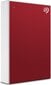 Ulkoinen kovalevy SEAGATE One Touch STKB1000403 1TB USB 3.0 Colour Red STKB1000403 hinta ja tiedot | Ulkoiset kovalevyt | hobbyhall.fi