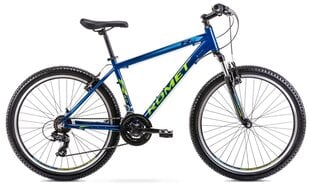 Maastopyörä Romet Rambler R6.0 26" 2022, sininen/vihreä hinta ja tiedot | Polkupyörät | hobbyhall.fi
