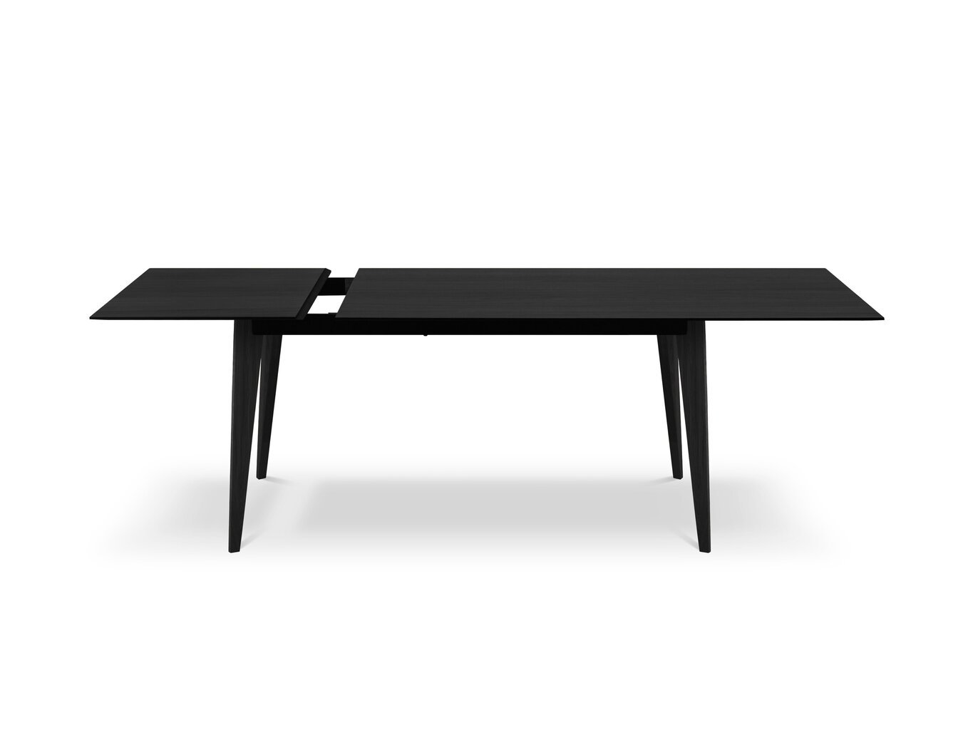 Jatkettava pöytä Windsor & Co Royal, 160x90 cm, musta hinta ja tiedot | Ruokapöydät | hobbyhall.fi