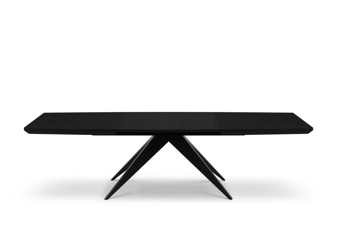 Laajennettava pöytä Windsor & Co Sky, 180 cm, musta hinta ja tiedot | Ruokapöydät | hobbyhall.fi