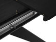 Laajennettava pöytä Windsor & Co Sky, 180 cm, musta hinta ja tiedot | Ruokapöydät | hobbyhall.fi