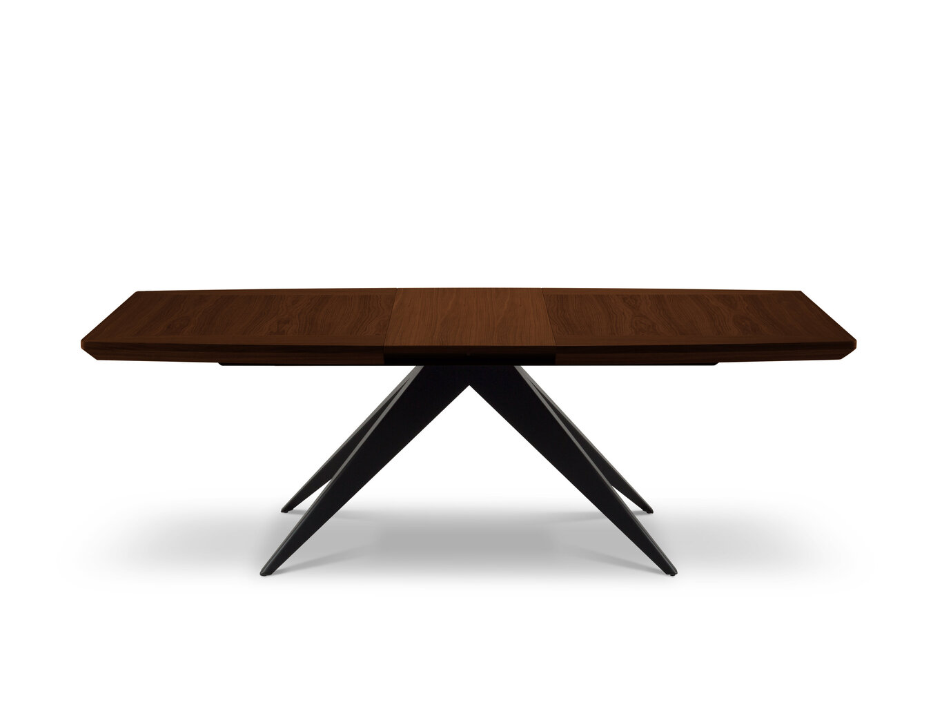 Jatkettava pöytä Windsor & Co Sky, 180 cm, tummanruskea/musta hinta ja tiedot | Ruokapöydät | hobbyhall.fi