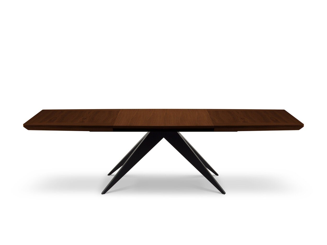 Pidennettävä pöytä Windsor &co Sky, 200 cm, tummanruskea/musta hinta ja tiedot | Ruokapöydät | hobbyhall.fi