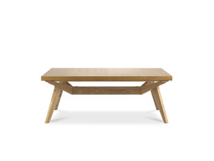 Jatkettava pöytä Windsor & Co Frida 200x110 cm, ruskea. hinta ja tiedot | Ruokapöydät | hobbyhall.fi