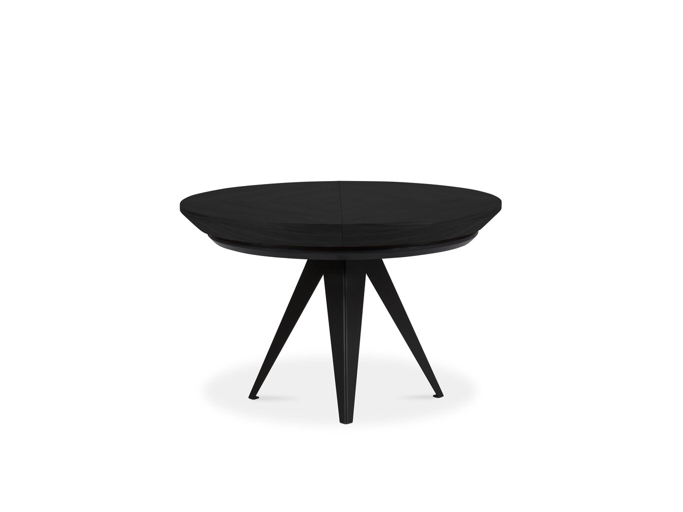 Jatkettava pöytä Windsor & Co Magnus 120 cm, musta hinta ja tiedot | Ruokapöydät | hobbyhall.fi