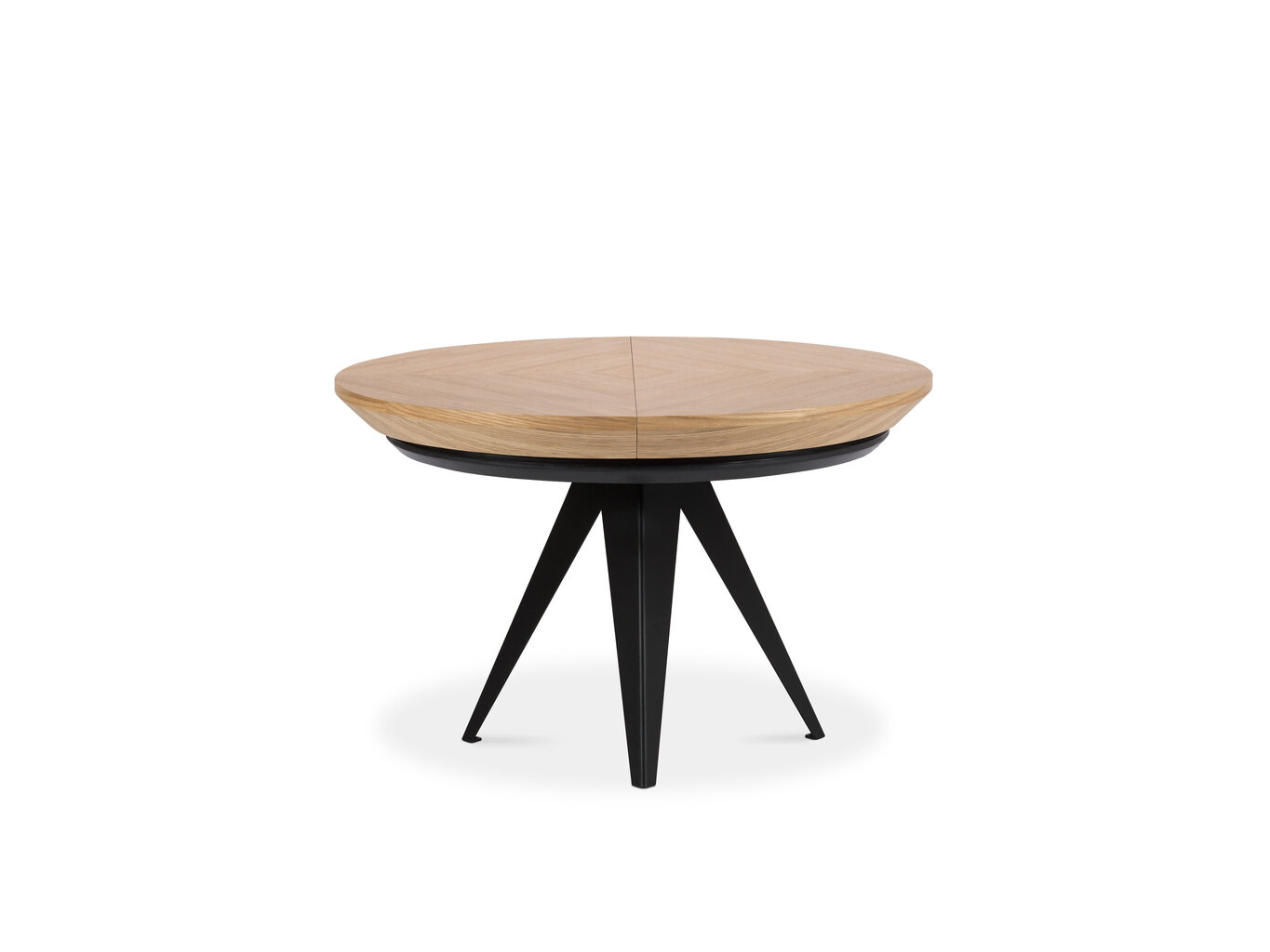 Pidennettävä pöytä Windsor &co Magnus 130 cm, ruskea/musta hinta ja tiedot | Ruokapöydät | hobbyhall.fi