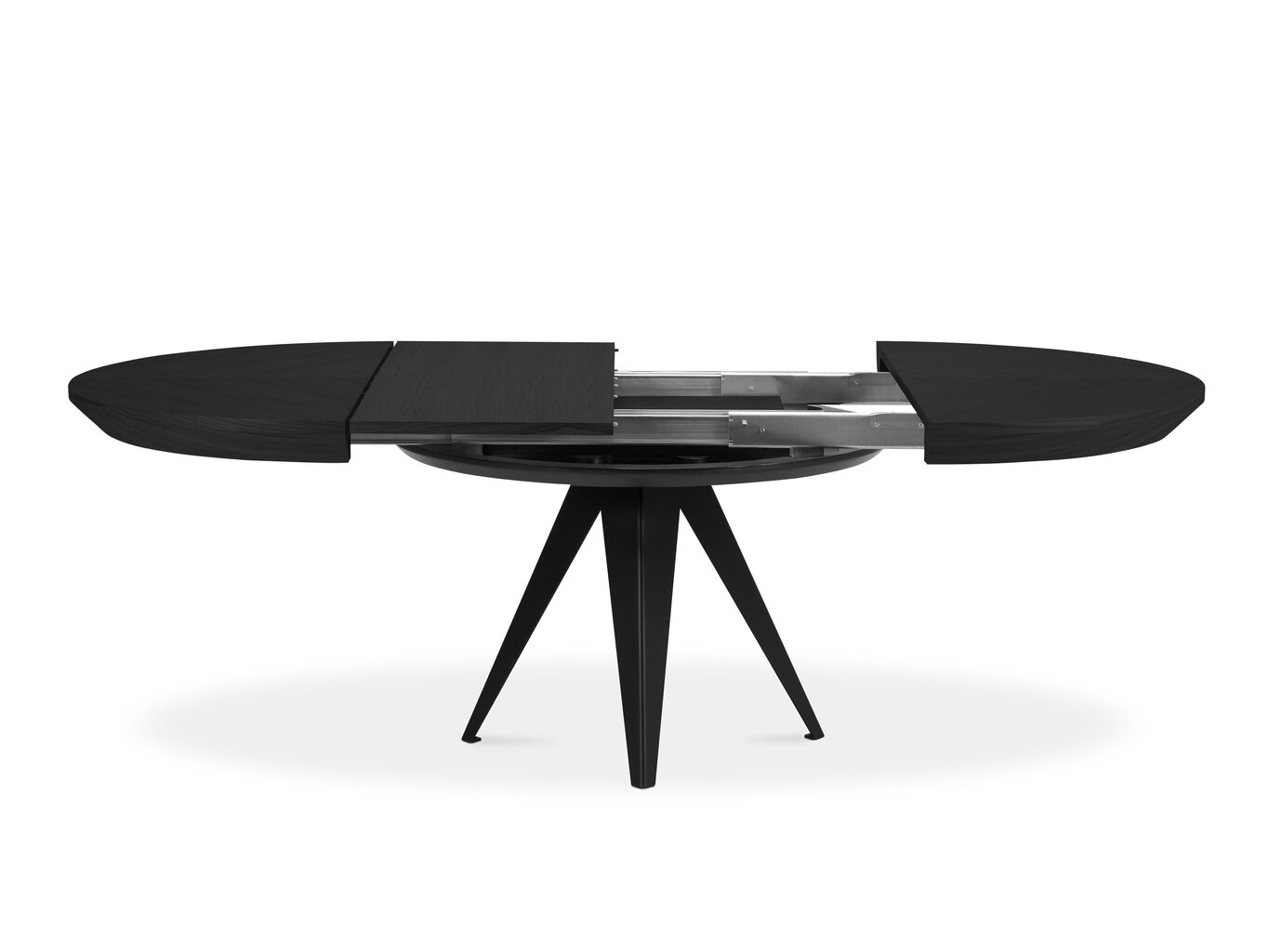 Pidennettävä pöytä Windsor &co Magnus 130 cm, musta. hinta ja tiedot | Ruokapöydät | hobbyhall.fi