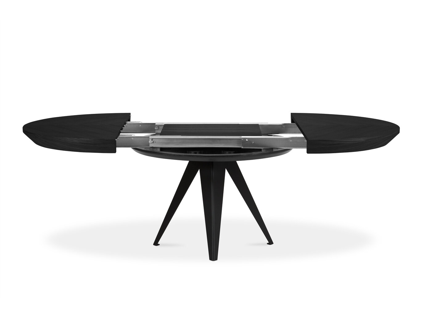 Pidennettävä pöytä Windsor &co Magnus 130 cm, musta. hinta ja tiedot | Ruokapöydät | hobbyhall.fi