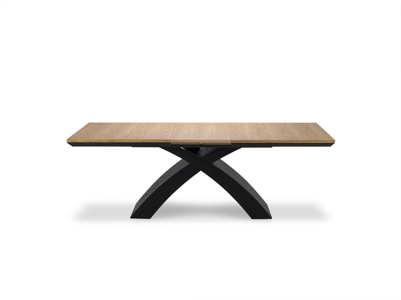 Laajennettava pöytä, Windsor & Co Helga, ruskea/musta hinta ja tiedot | Ruokapöydät | hobbyhall.fi