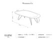 Sohvapöytä Windsor & Co Elipse, ruskea hinta ja tiedot | Sohvapöydät | hobbyhall.fi