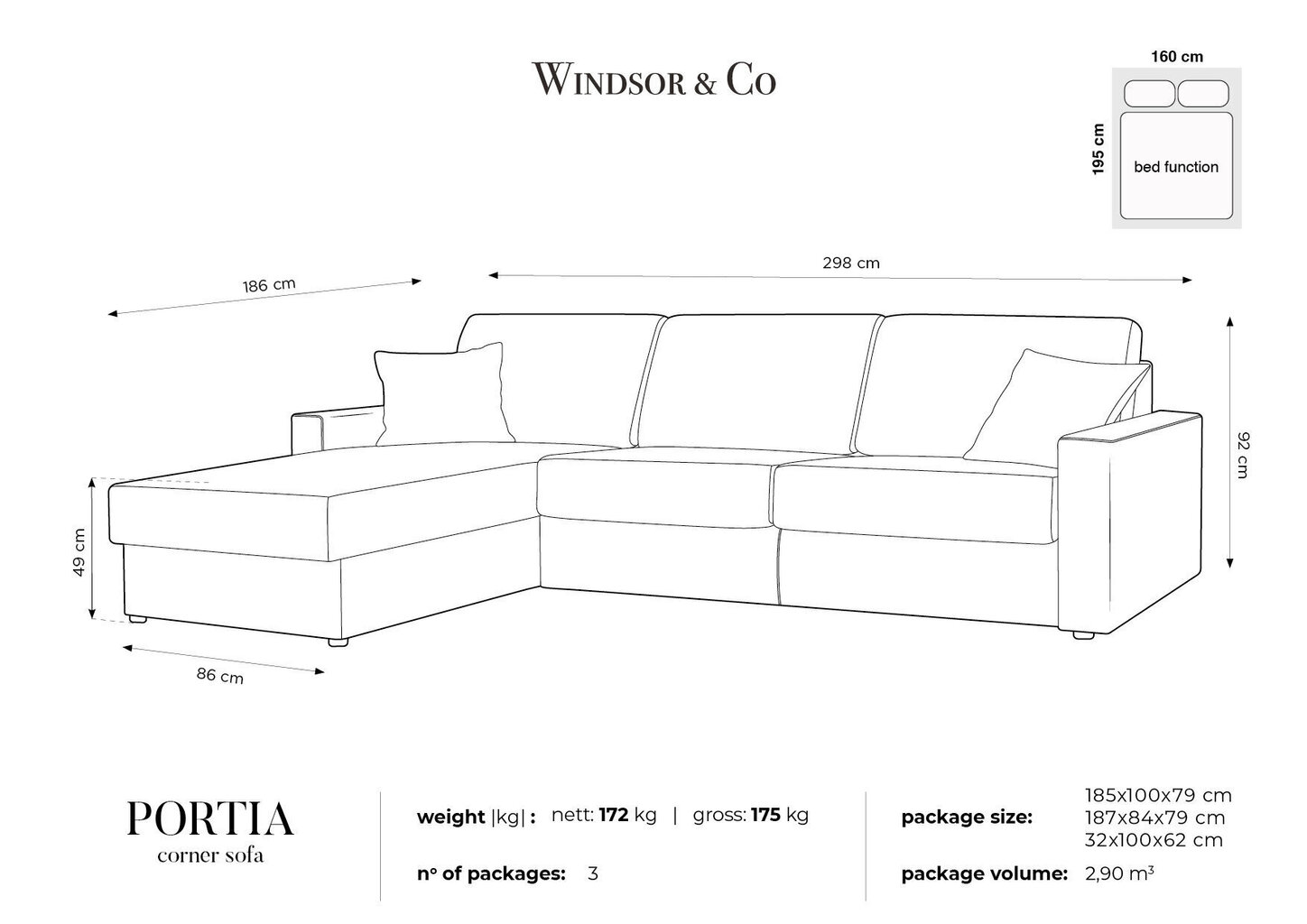 Pehmeä kulmasohva Windsor&Co Portia L, pinkki hinta ja tiedot | Kulmasohvat ja divaanisohvat | hobbyhall.fi