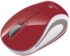 Logitech M187, punainen hinta ja tiedot | Hiiret | hobbyhall.fi