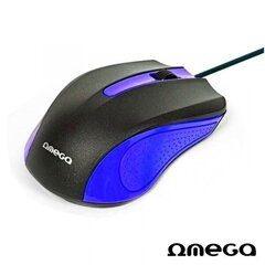 Omega hiiri OM-05BL, sininen hinta ja tiedot | Omega Tietokoneen lisälaitteet | hobbyhall.fi