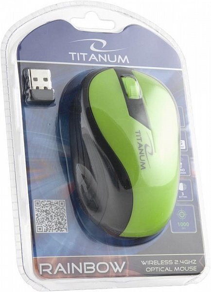 Titanum TM114G, vihreä hinta ja tiedot | Hiiret | hobbyhall.fi