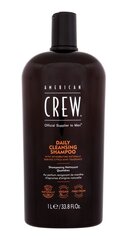 Miesten hiusshampoo American Crew Daily Cleansing, 1000 ml. hinta ja tiedot | American Crew Hajuvedet ja kosmetiikka | hobbyhall.fi
