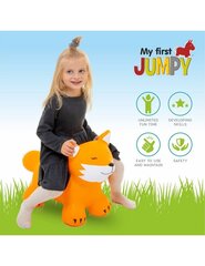 Lasten hyppyeläin Kettu pumpulla, keltainen, My First Jumpy hinta ja tiedot | Vauvan lelut | hobbyhall.fi