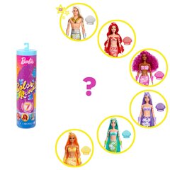 Barbie Color Reveal Rainbow Mermaids Asst. Hcc46 hinta ja tiedot | Tyttöjen lelut | hobbyhall.fi