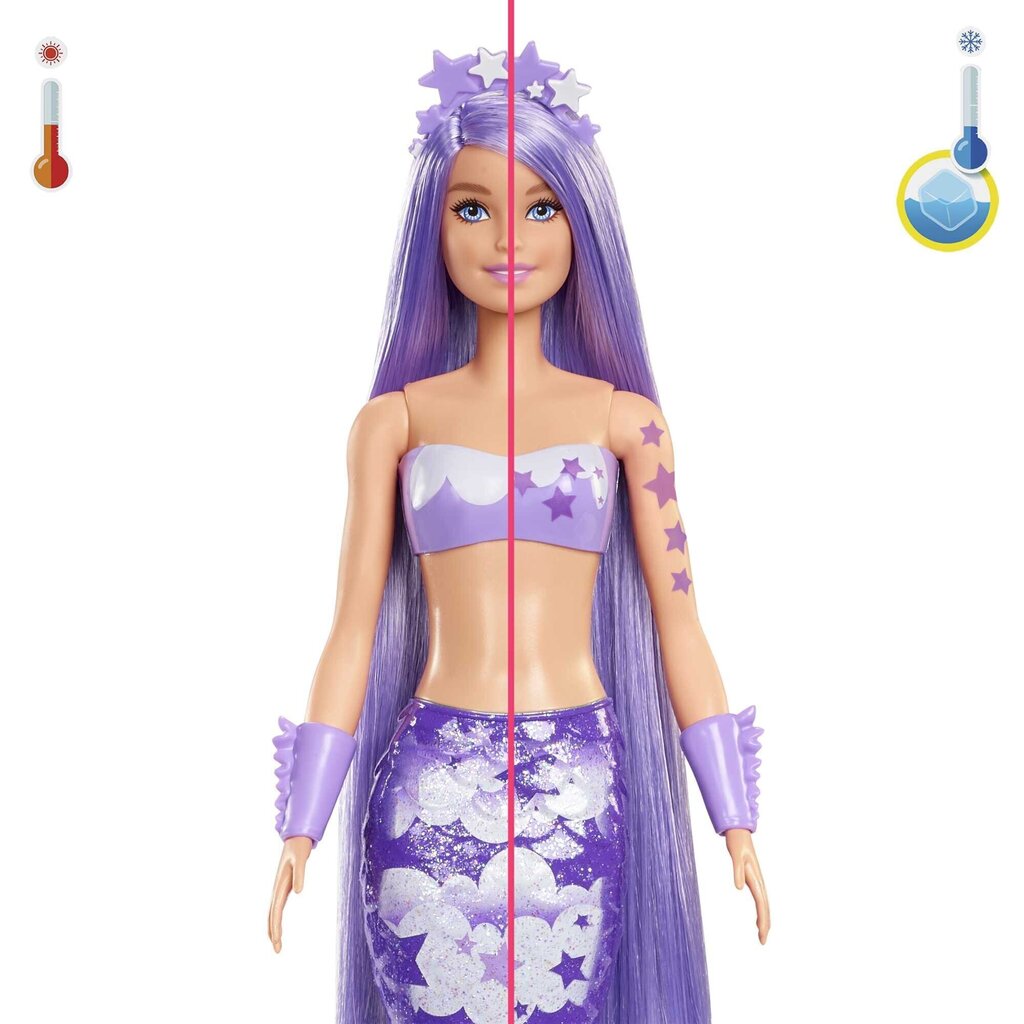 Barbie Color Reveal Rainbow Mermaids Asst. Hcc46 hinta ja tiedot | Tyttöjen lelut | hobbyhall.fi