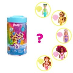 Barbie Color Reveal Mermaid Chelsea Asst. Hcc75 hinta ja tiedot | Tyttöjen lelut | hobbyhall.fi