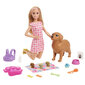 Barbie nukke ja koira pentuineen, HCK75 hinta ja tiedot | Tyttöjen lelut | hobbyhall.fi