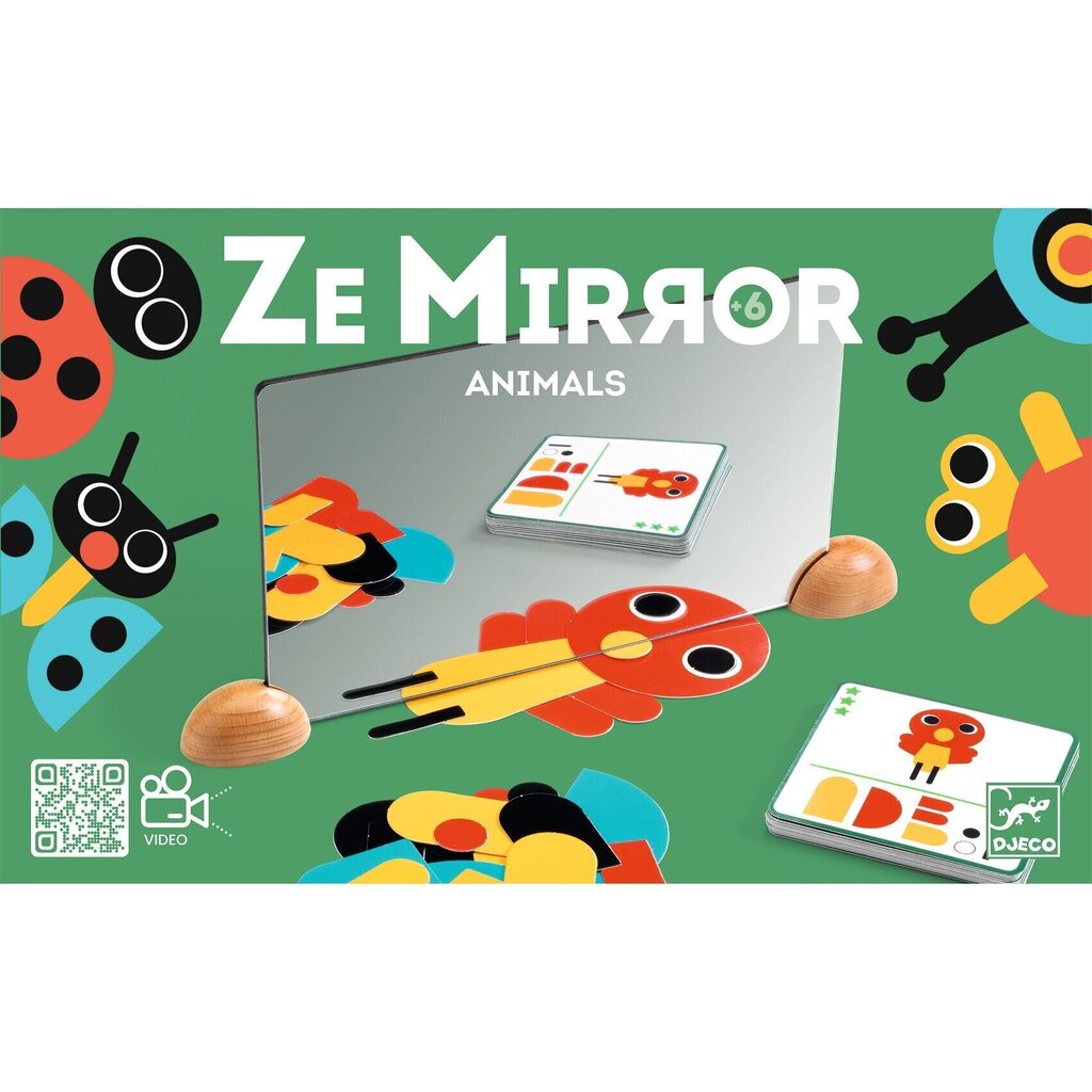 Ze Mirror - Peili - Eläimet, DJECO DJ06483 hinta ja tiedot | Kehittävät lelut | hobbyhall.fi