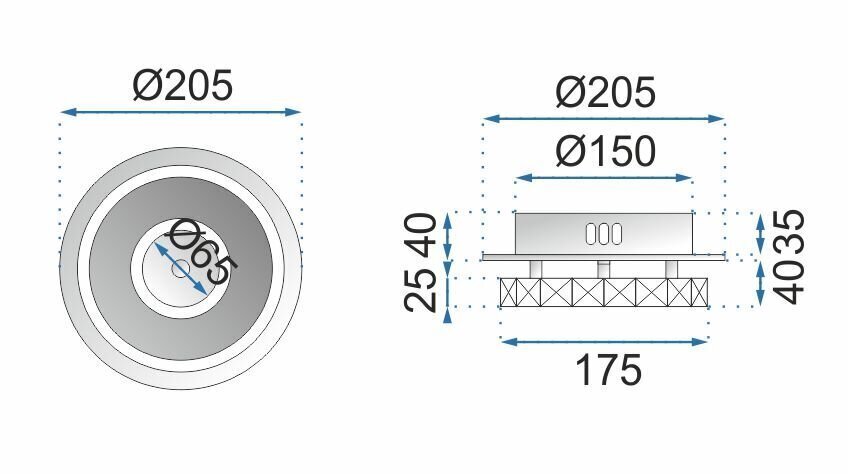 LED-kattovalaisin Crystal Round, 3000K hinta ja tiedot | Kattovalaisimet | hobbyhall.fi