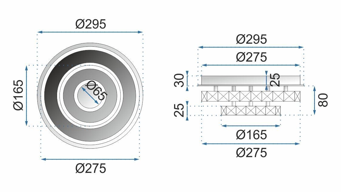 LED-kattovalaisin Crystal Round Double, 3000K hinta ja tiedot | Kattovalaisimet | hobbyhall.fi