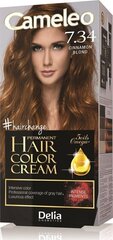 Pitkäikäinen hiusten väri Delia Cosmetics Cameleo HCC Omega+, nro 7.34 Kaneli Vaalea 1op. hinta ja tiedot | Hiusvärit | hobbyhall.fi