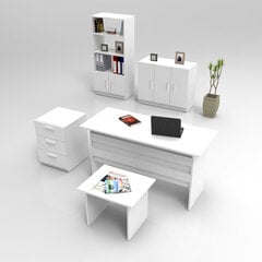 Kalune Design VO14 huonekalusarja, valkoinen hinta ja tiedot | Tietokonepöydät ja työpöydät | hobbyhall.fi