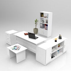 Kalune Design VO15 huonekalusarja , valkoinen hinta ja tiedot | Tietokonepöydät ja työpöydät | hobbyhall.fi