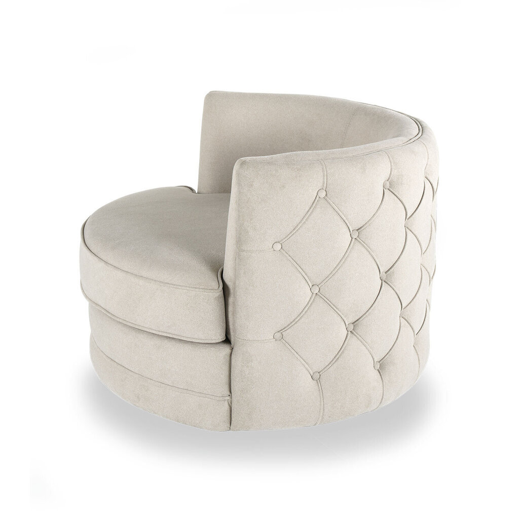 Nojatuoli Kalune Design Hilal Bergere, beige hinta ja tiedot | Nojatuolit | hobbyhall.fi