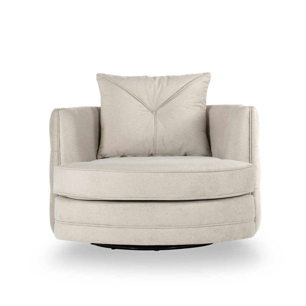 Nojatuoli Kalune Design Hilal Bergere, beige hinta ja tiedot | Nojatuolit | hobbyhall.fi