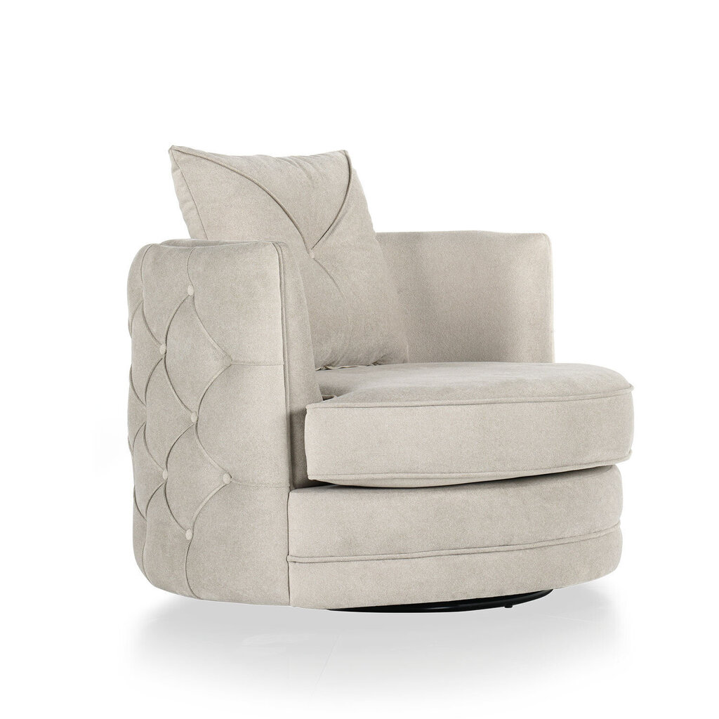 Nojatuoli Kalune Design Hilal Bergere, beige hinta ja tiedot | Nojatuolit | hobbyhall.fi