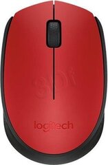 Logitech - M171 910-004641, punainen hinta ja tiedot | Hiiret | hobbyhall.fi