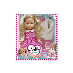 Kävelynukke Molly musiikilla, BAMBOLINA, BD1226, 33cm hinta ja tiedot | Dimian Lapset | hobbyhall.fi