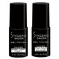 Sarja "Sincero Salon" Base coat Flexy, 6 ml + Top coat, 6 ml hinta ja tiedot | Kynsilakat ja kynsienhoitotuotteet | hobbyhall.fi