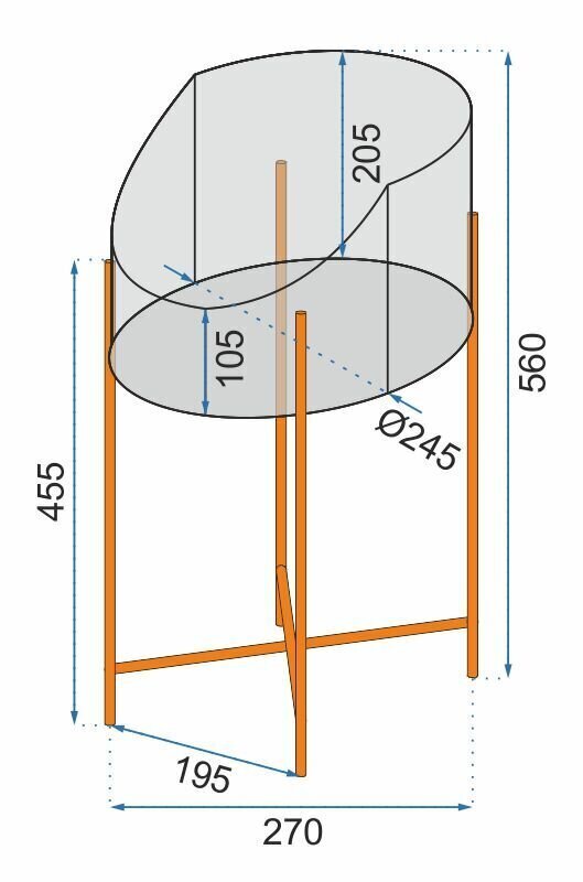 Kukkaruukkutelineet, 2 kpl. 56/66 cm, musta/kultainen hinta ja tiedot | Kukkatelineet ja kukkapöydät | hobbyhall.fi