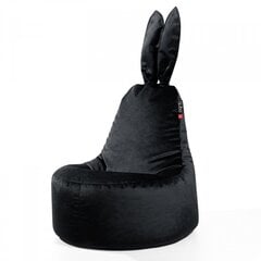 Säkkituoli Qubo ™ Daddy Rabbit, verhoilukangas, musta hinta ja tiedot | Säkkituolit, rahit ja penkit | hobbyhall.fi