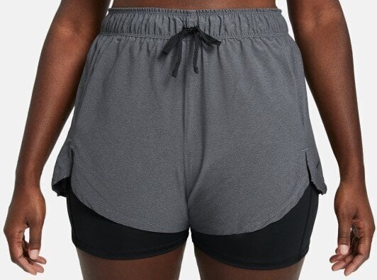 Nike naisten 2IN1 shortsit DF FLX ESS, musta hinta ja tiedot | Naisten shortsit | hobbyhall.fi