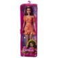 Barbie nukke mekko HBV16 koristeltu oranssi, valkoinen kukkia hinta ja tiedot | Tyttöjen lelut | hobbyhall.fi