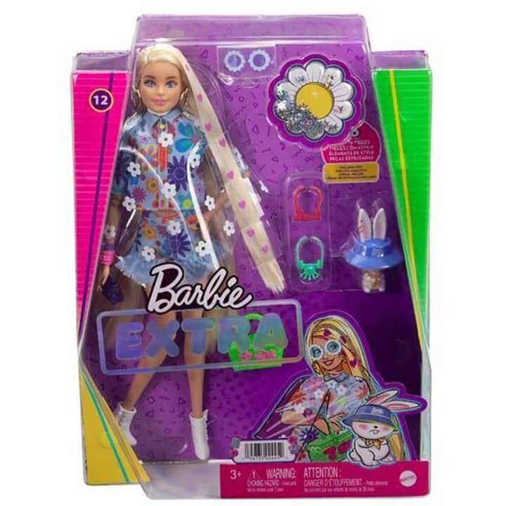 Barbie-nukke lisäsetti kukilla vaaleat hiukset hinta ja tiedot | Tyttöjen lelut | hobbyhall.fi
