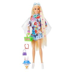Barbie-nukke lisäsetti kukilla vaaleat hiukset hinta ja tiedot | Tyttöjen lelut | hobbyhall.fi