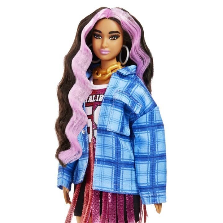 Barbie-nukke Extra Sports Dress/Musta/Vaaleanpunaiset hiukset hinta ja tiedot | Tyttöjen lelut | hobbyhall.fi