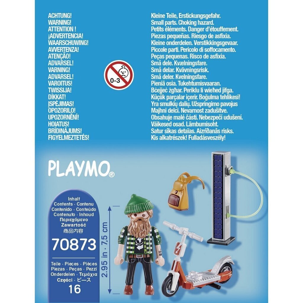 70873 PLAYMOBIL, Mies sähkö skootteri. hinta ja tiedot | LEGOT ja rakennuslelut | hobbyhall.fi