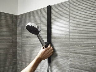 Suihkupään pidike Hansgrohe WallStoris, 500 mm, matta valkoinen hinta ja tiedot | Suihkupäät ja tarvikkeet | hobbyhall.fi