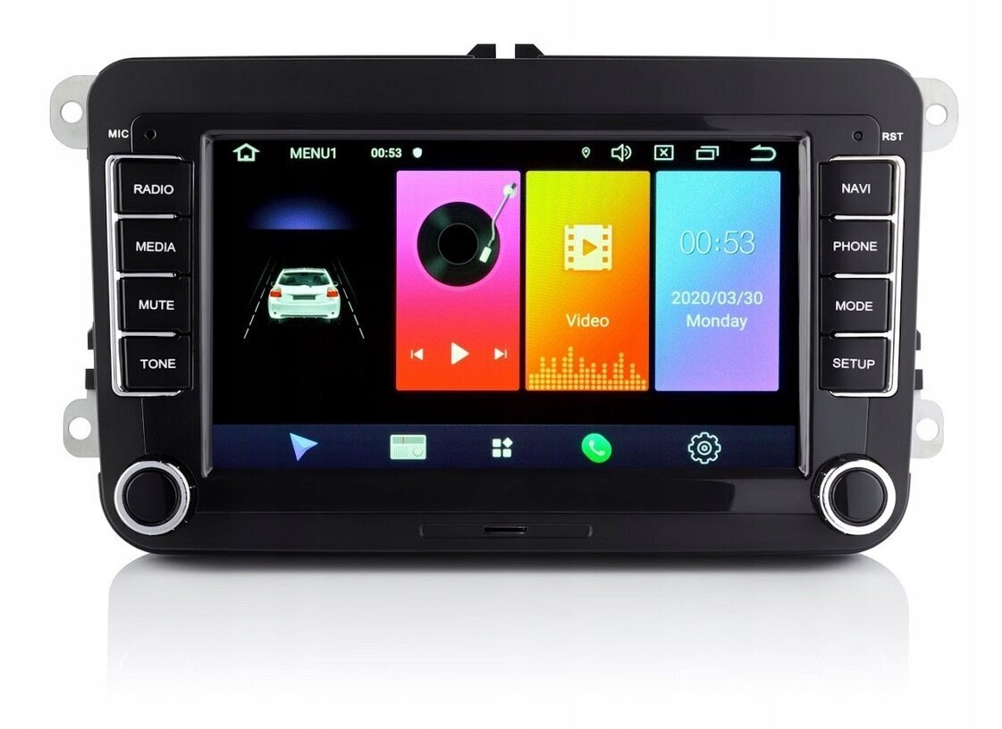 Vordon VW-910 autoradio WiFi/BT/GPS/USB/AUX/microSD hinta ja tiedot | Autoradiot, multimedia | hobbyhall.fi